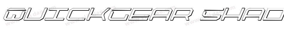 QuickGear Shadow字体转换